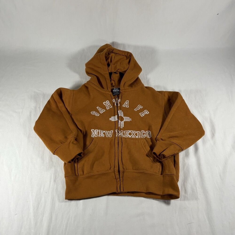 Salt Creek Santa Fe New Mexico Kids Zip Hoodie 2T 3T